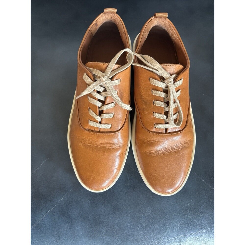 Wolf & Shepherd Cruise Leather Sneakers Women’s US 6.5 EU 37 Tan Cognac Portugal